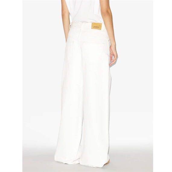 Isabel Marant Etoile Lemony Jeans, Hvid 
